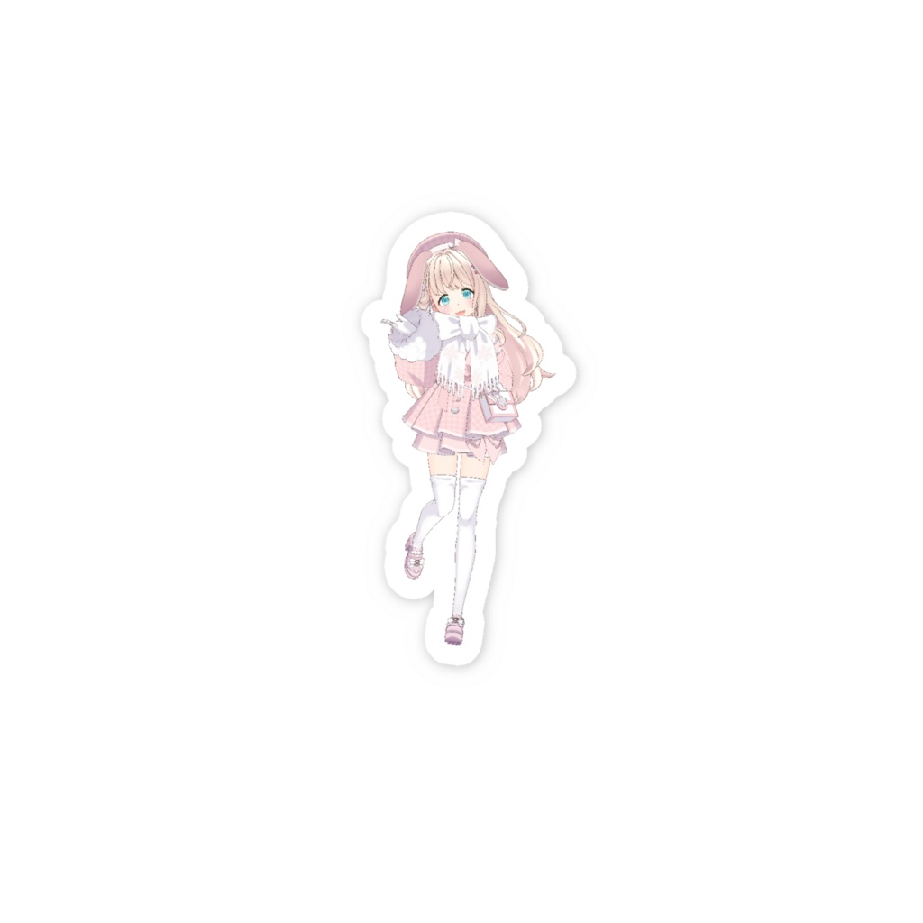 【椿 ちゆ】3月生誕祭記念日-スマホステッカー-G1045