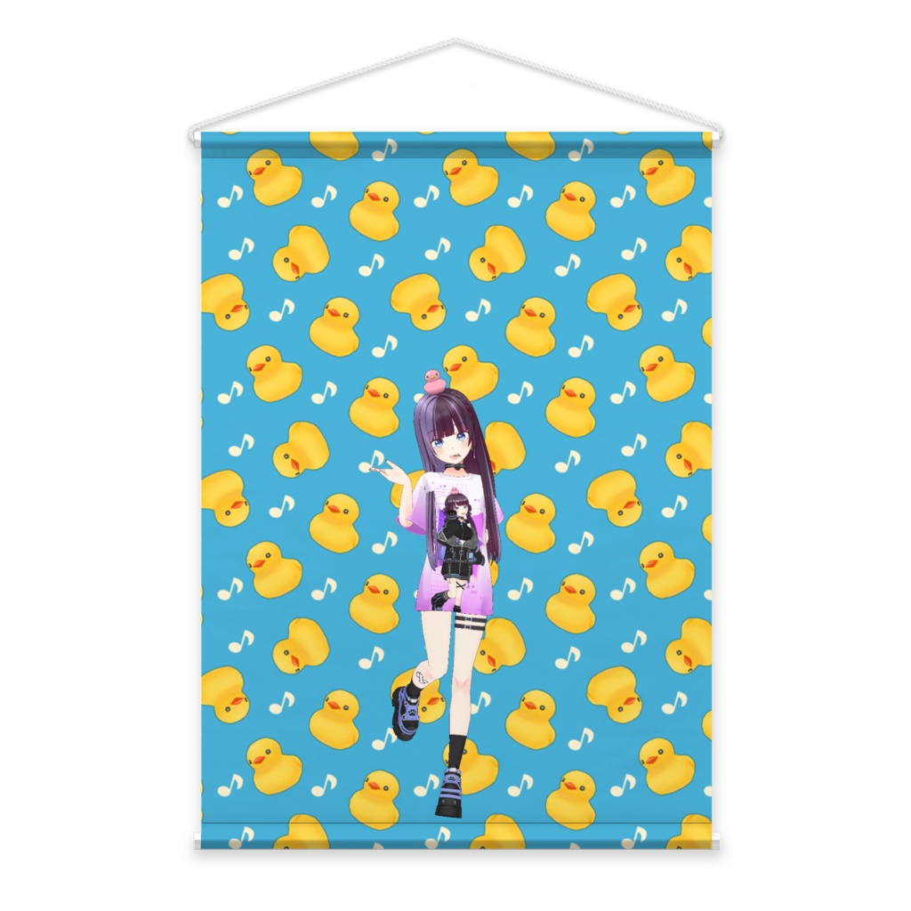 【羽咲 あひる】3月生誕祭記念日-タペストリー-G1031