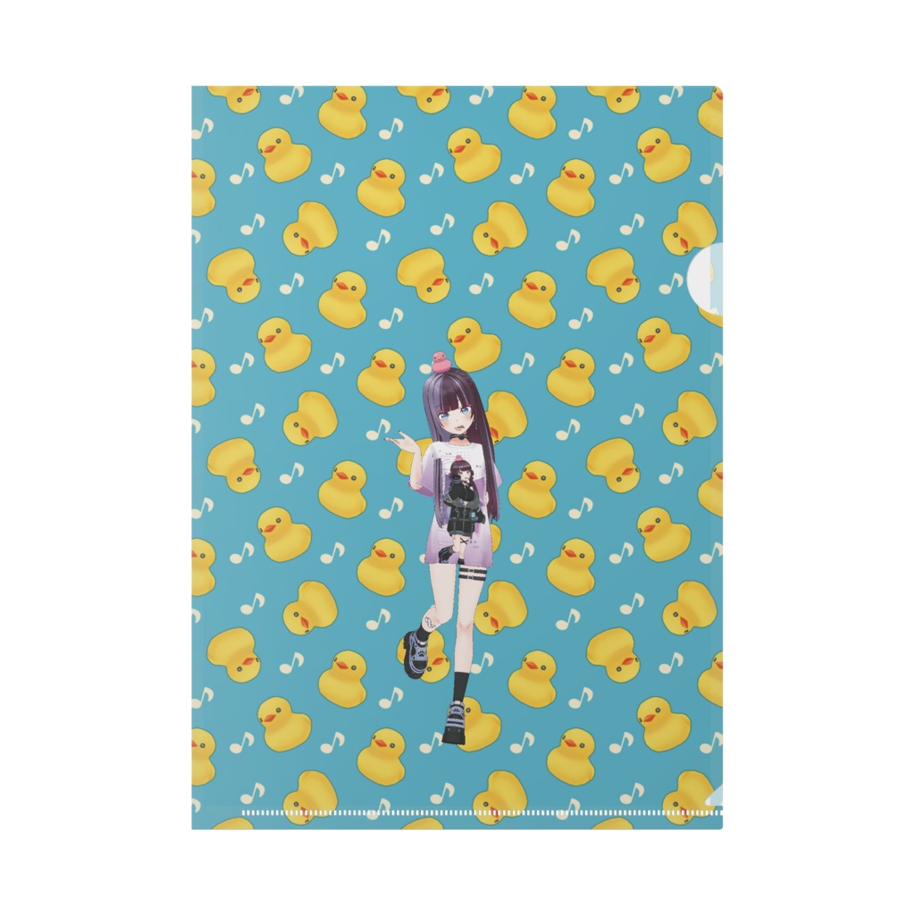 【羽咲 あひる】3月生誕祭記念日-クリアファイル-G1031