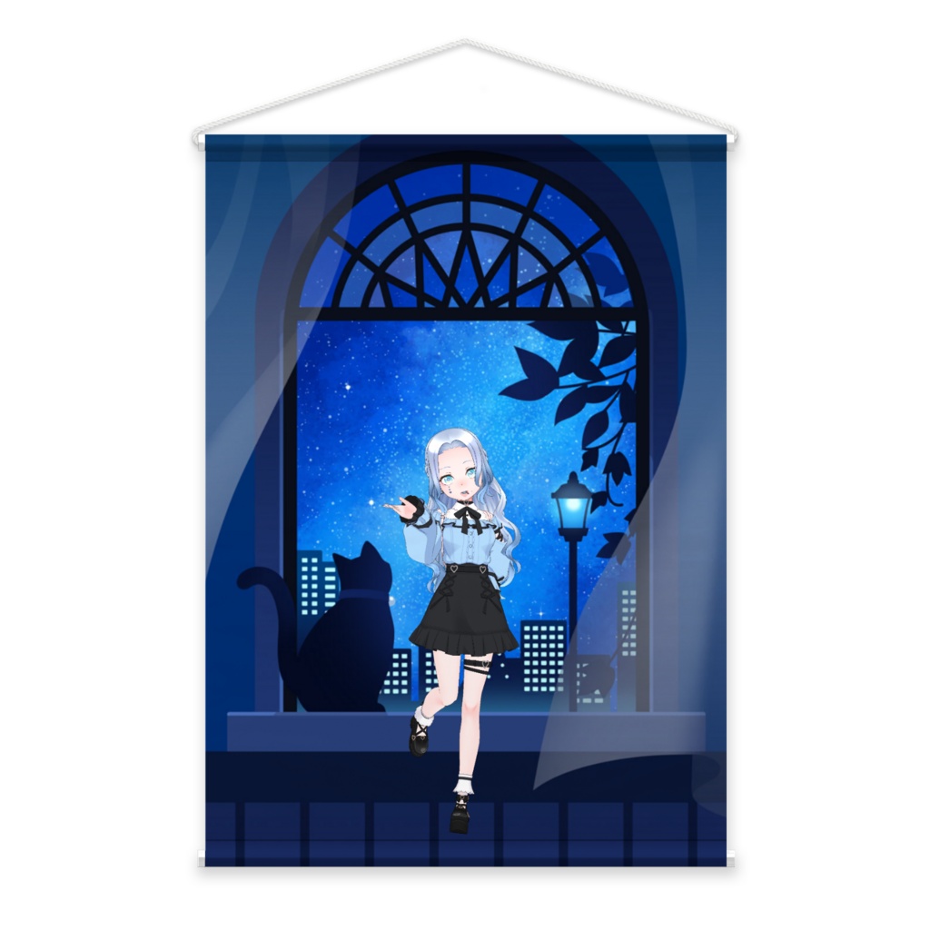 【雪月深雨】3月生誕祭記念日-タペストリー-G1030