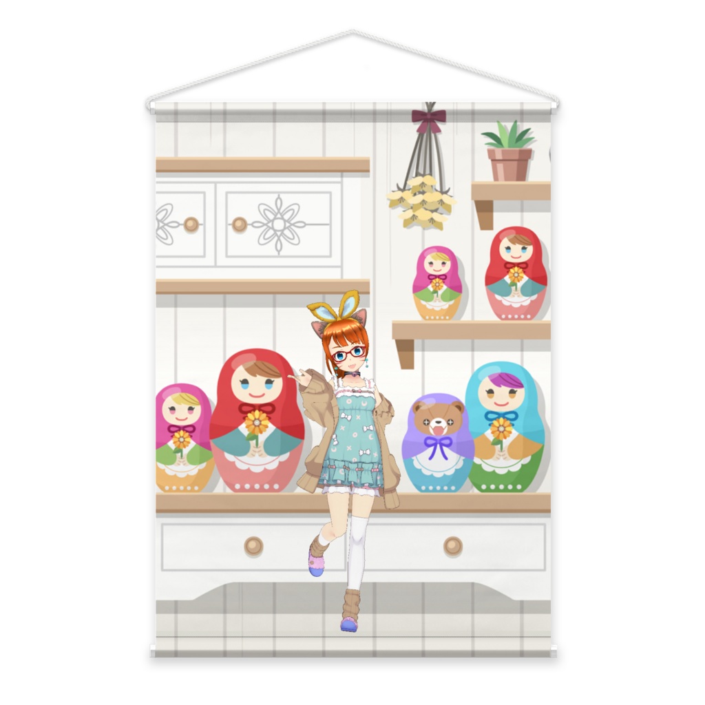 【ちゃも】3月生誕祭記念日-タペストリー-G1016