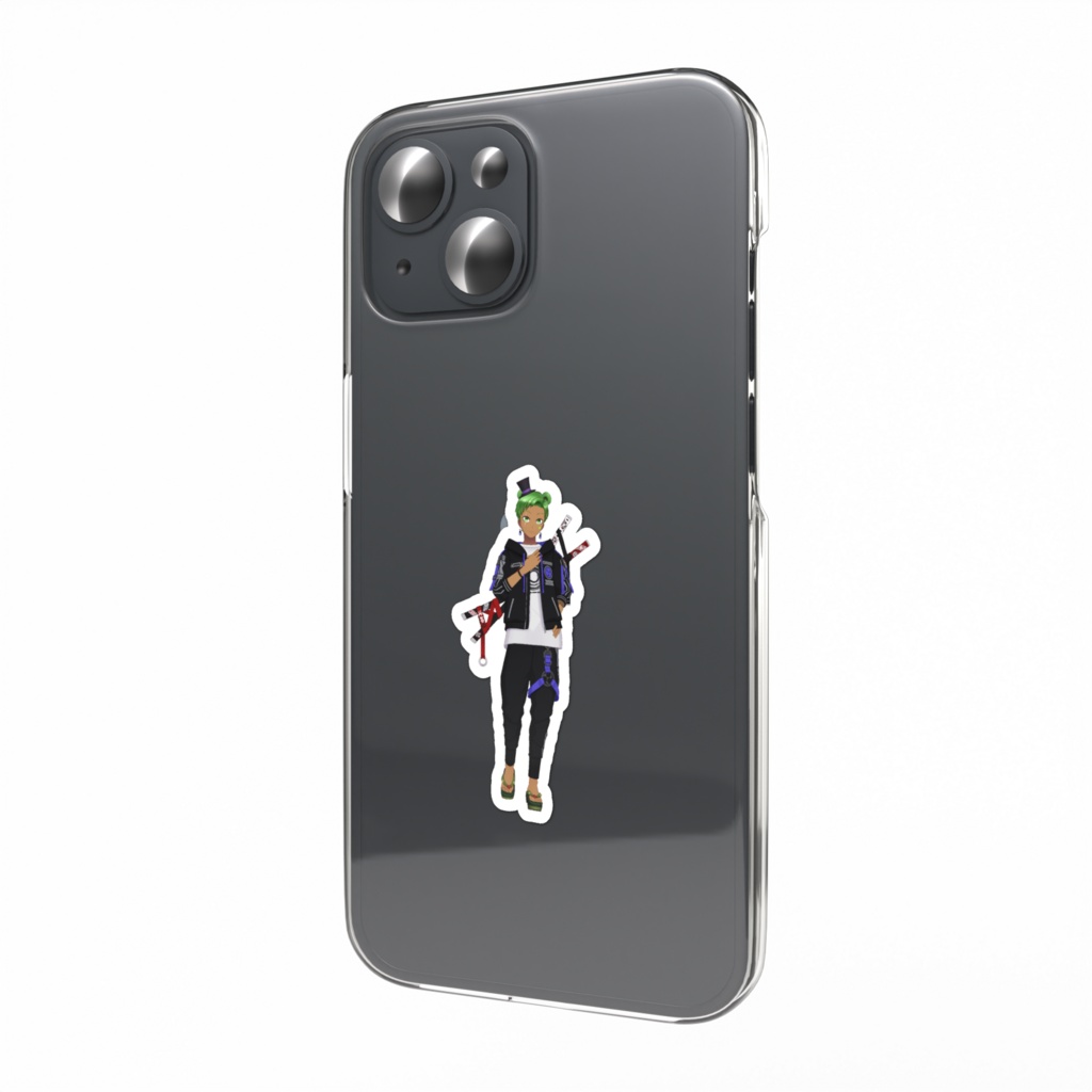 【白雪ペッシ】3月生誕祭記念日-スマホステッカー-G1014