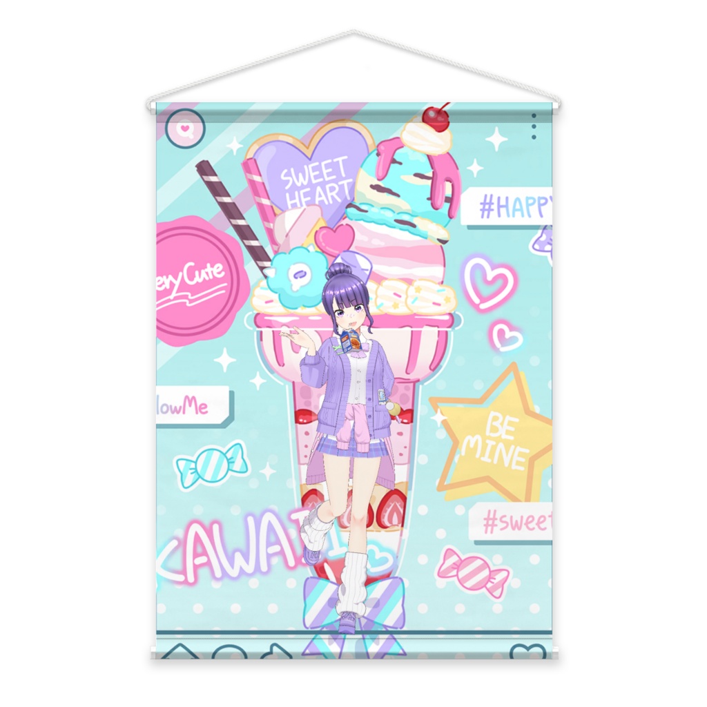 【鴉-karasu-】3月生誕祭記念日-タペストリー-G1013