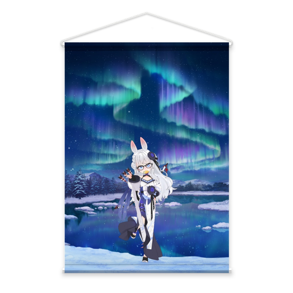 【雲母桜玖良】3月生誕祭記念日-タペストリー-G0995