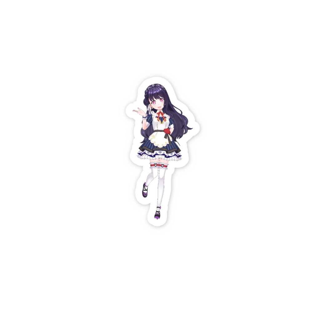 【友咲さくら】3月生誕祭記念日-スマホステッカー-G0994