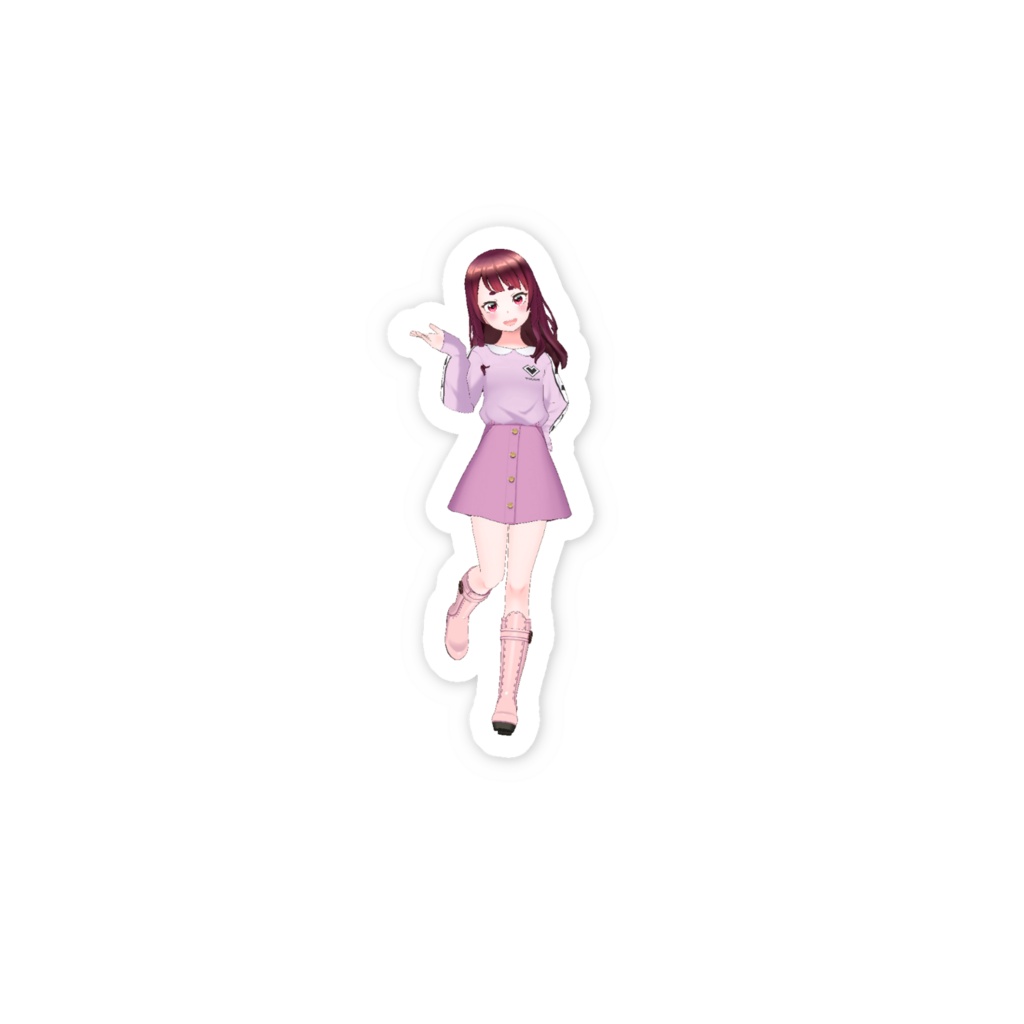 【みてぃ】3月生誕祭記念日-スマホステッカー-G0990