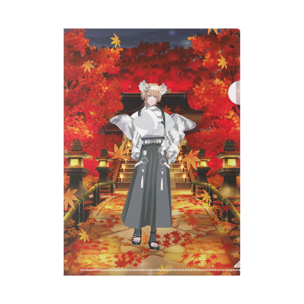 【紅紅 牡丹】3月生誕祭記念日-クリアファイル-G0989