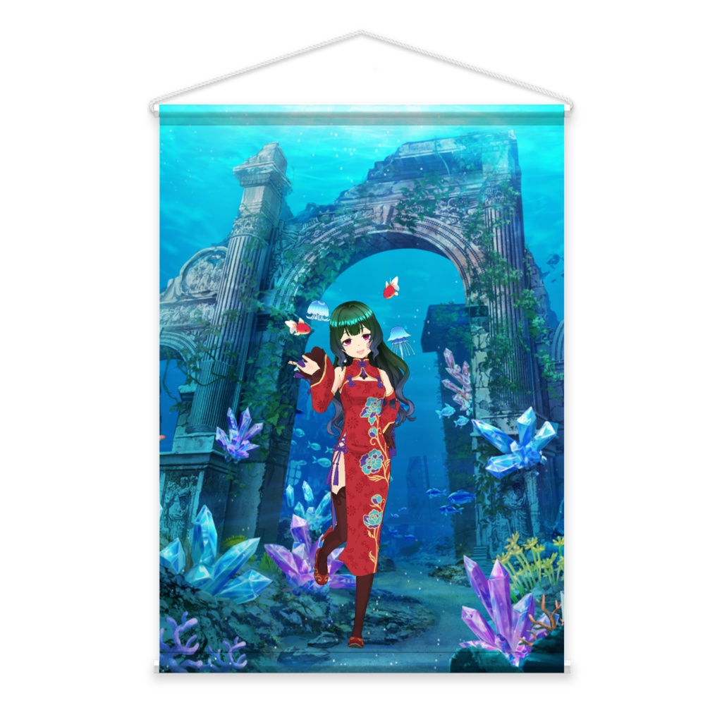 【うおやん】3月生誕祭記念日-タペストリー-G0984