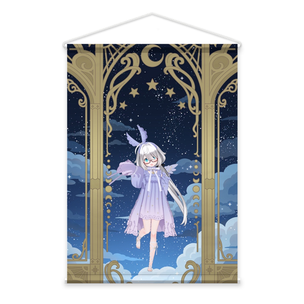 【時雨（しぐれ）】3月生誕祭記念日-タペストリー-G0976