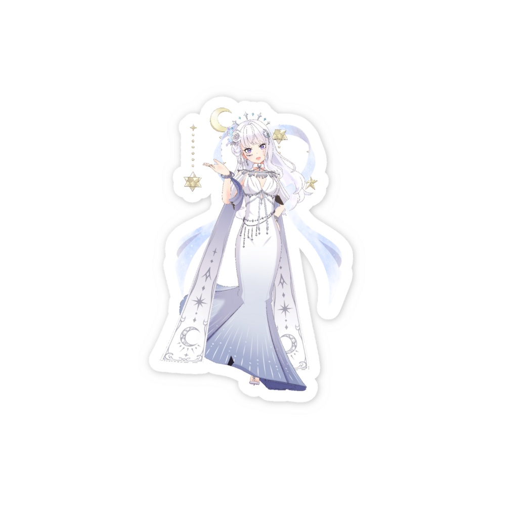 【月星 壱縷】3月生誕祭記念日-スマホステッカー-G0973