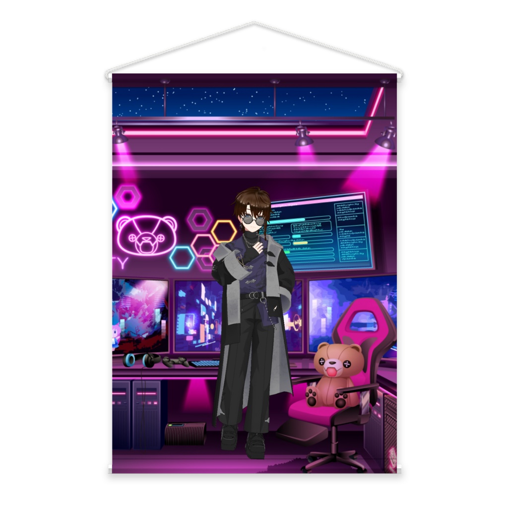 【亜紀ノ襁】3月生誕祭記念日-タペストリー-G0964