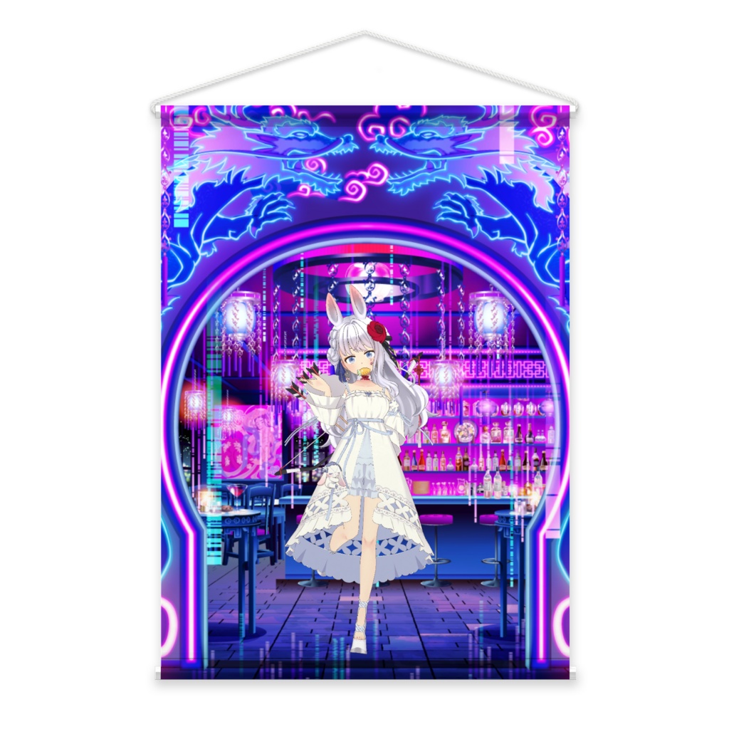 【漣月 邑️】3月生誕祭記念日-タペストリー-G0961