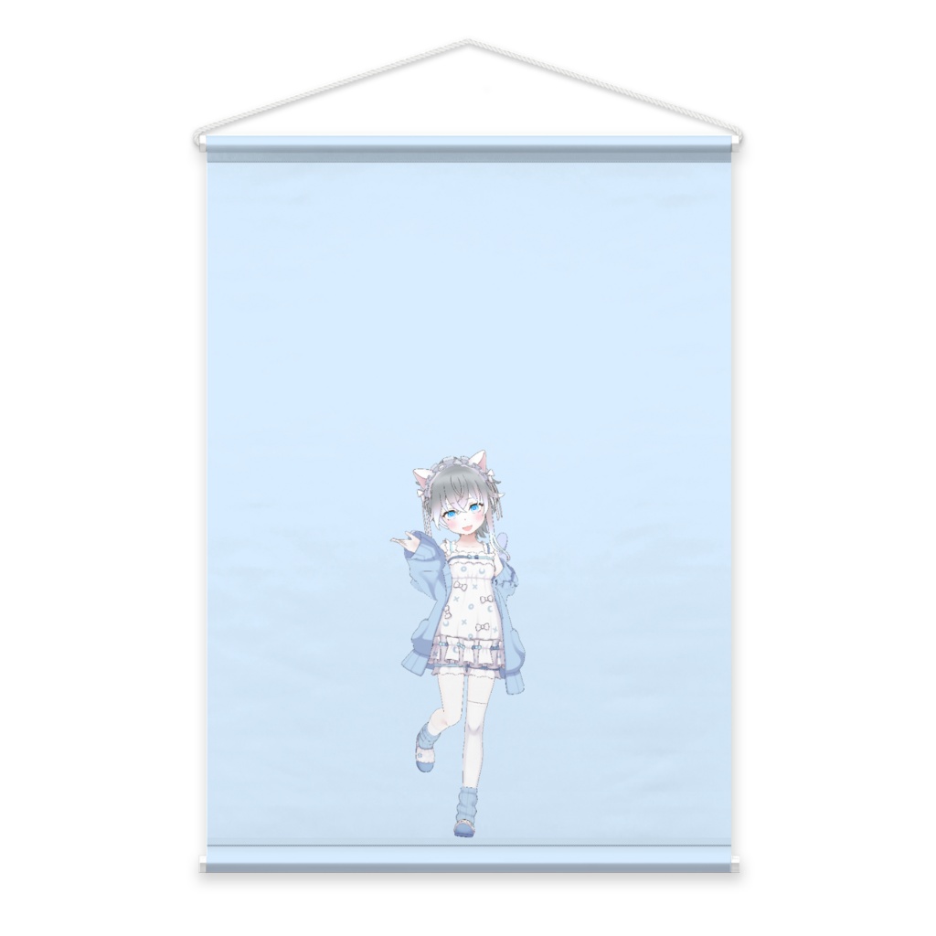 【茉白 ノア】3月生誕祭記念日-タペストリー-G0947