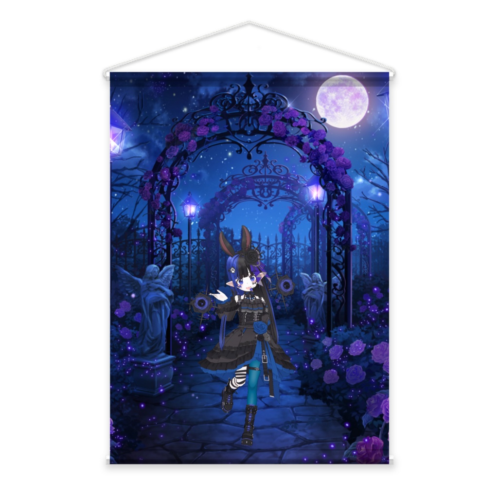 【酔兎猫にゃむる】3月生誕祭記念日-タペストリー-G0938