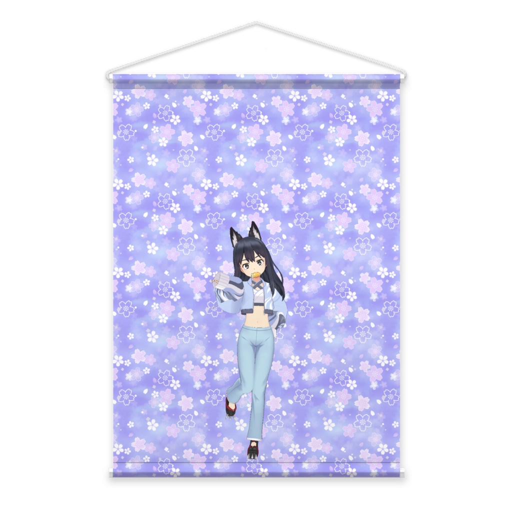 【猫】3月生誕祭記念日-タペストリー-G0930