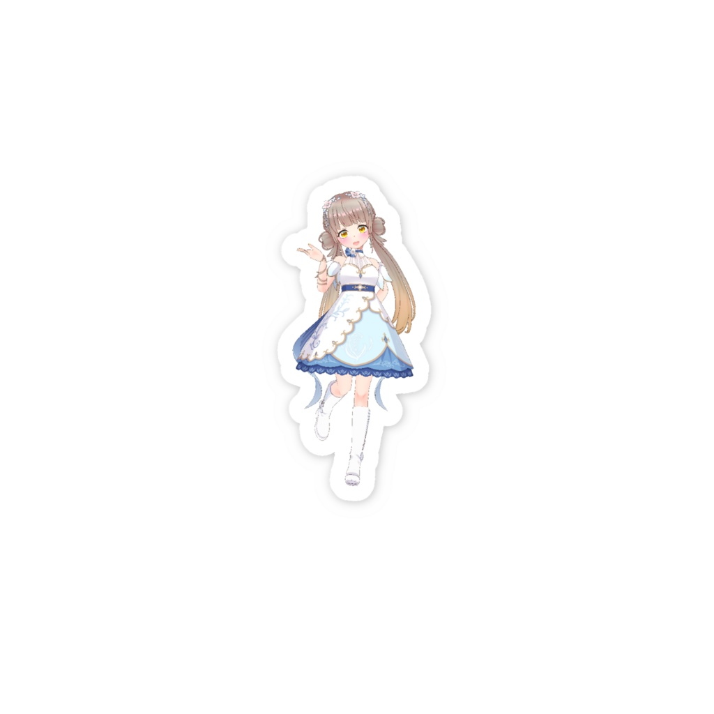 【珠】3月生誕祭記念日-スマホステッカー-G0921