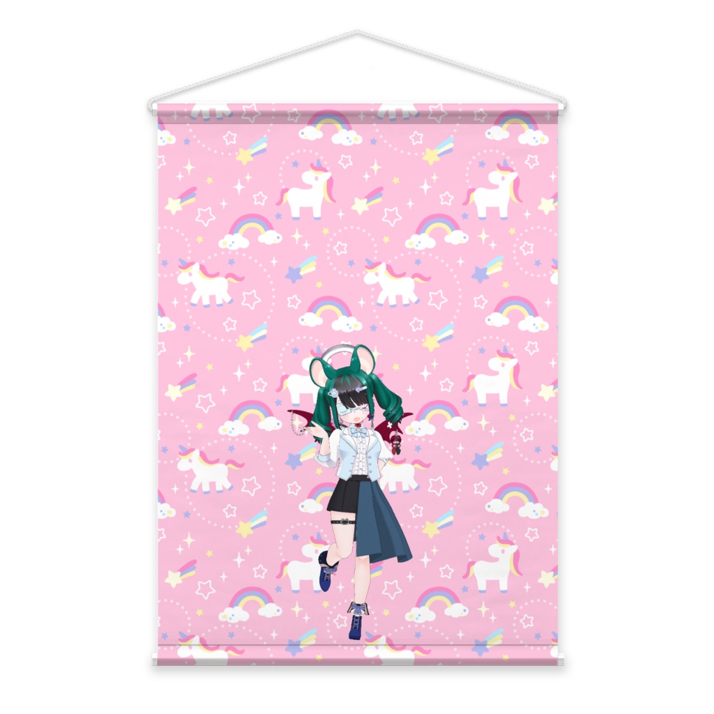 【ニャキ】3月生誕祭記念日-タペストリー-G0911