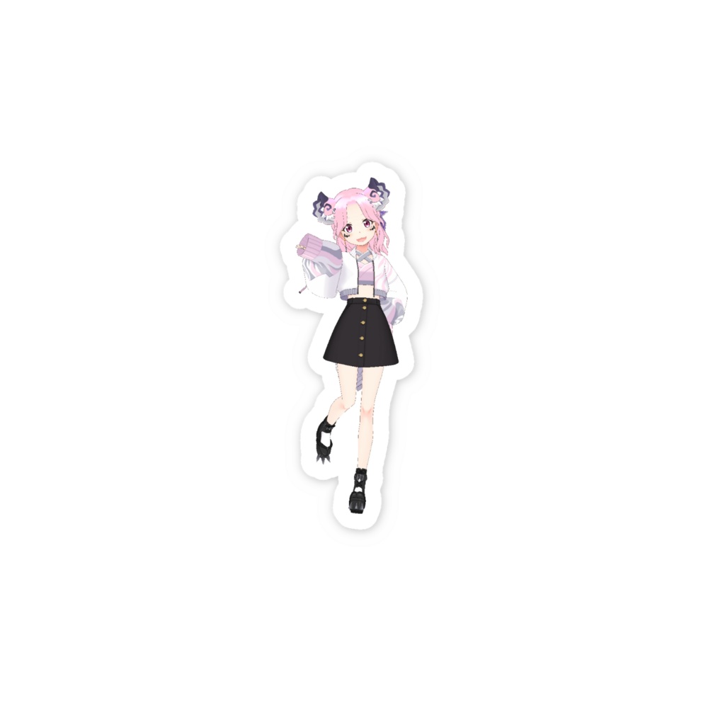 【璃苑_Rion】3月生誕祭記念日-スマホステッカー-G0909