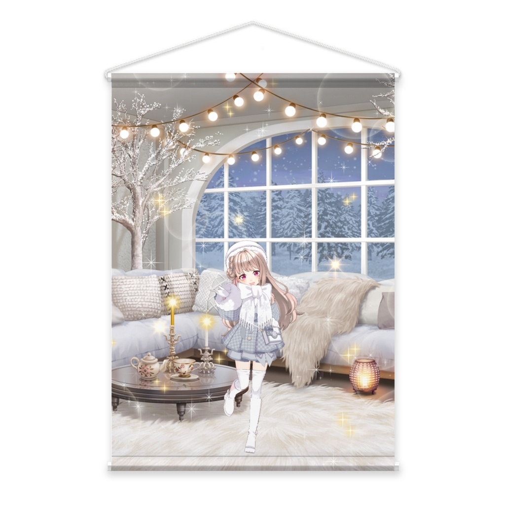 【花月 結】3月生誕祭記念日-タペストリー-G0906