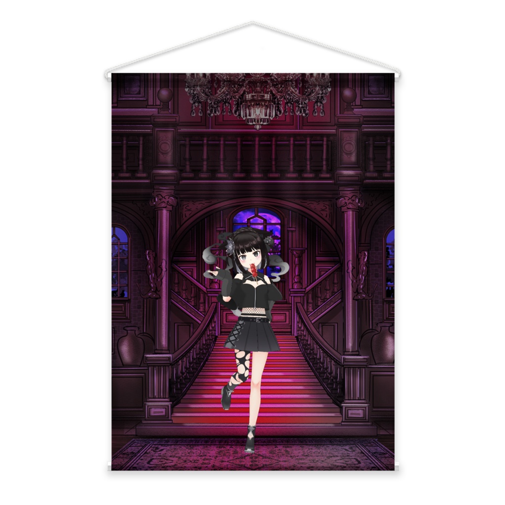 【桜狼 ゆー。】3月生誕祭記念日-タペストリー-G0902