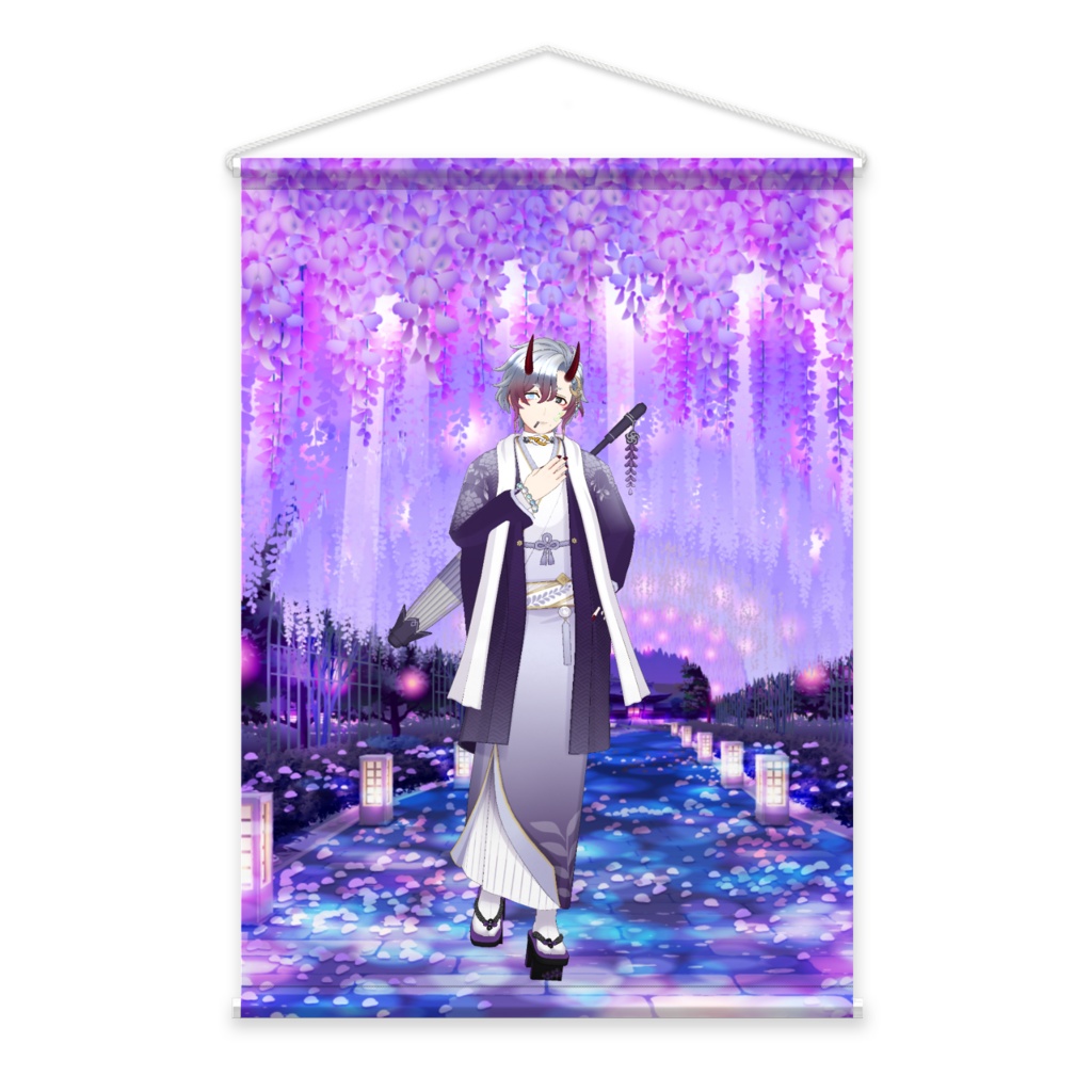 【千景 尖里】3月生誕祭記念日-タペストリー-G0888