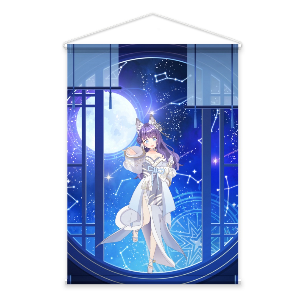 【夢蘭綺ねんね】3月生誕祭記念日-タペストリー-G0864