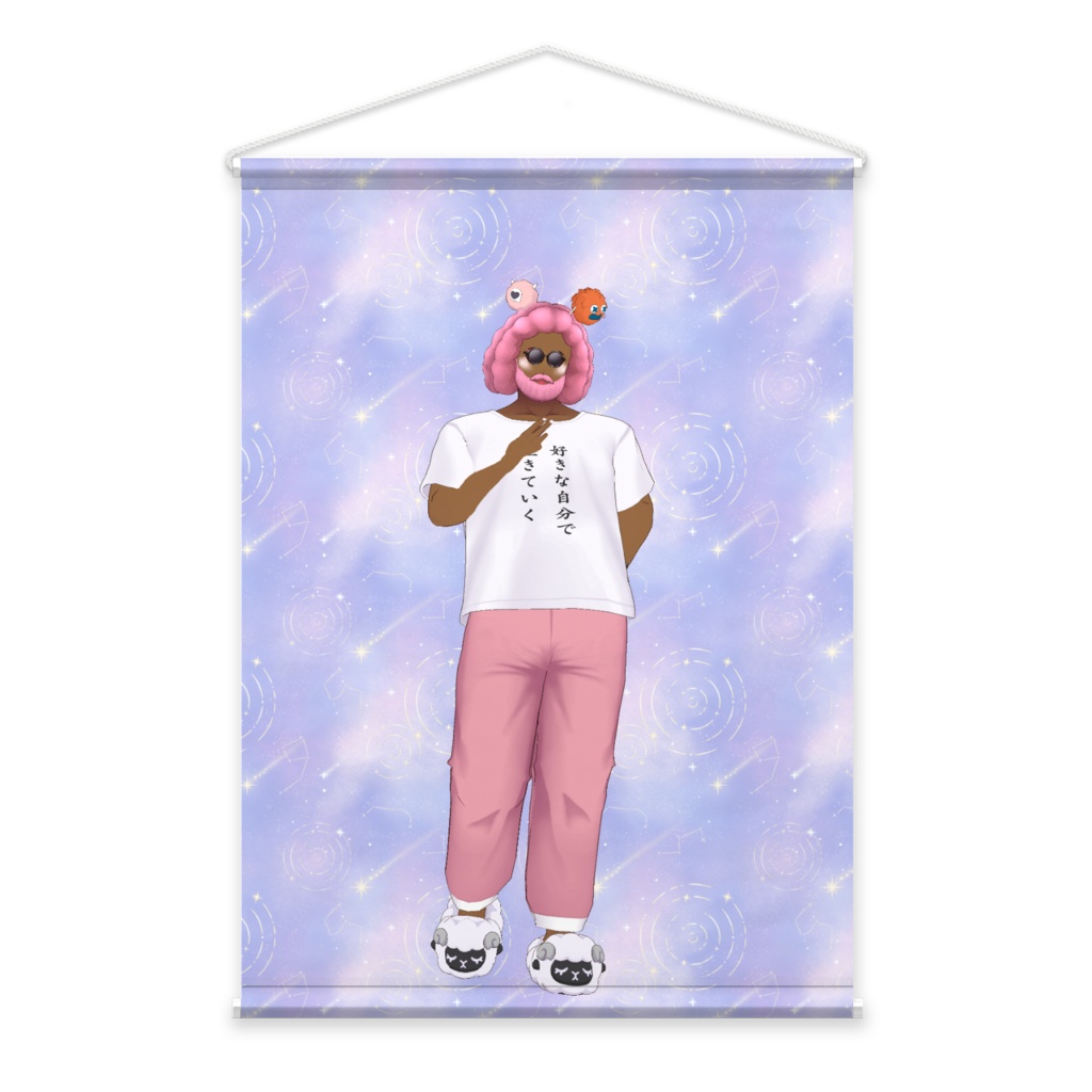 【かをりん】3月生誕祭記念日-タペストリー-G0860