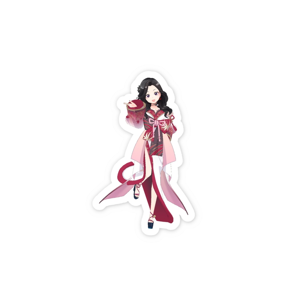 【Himeka 】3月生誕祭記念日-スマホステッカー-G0830