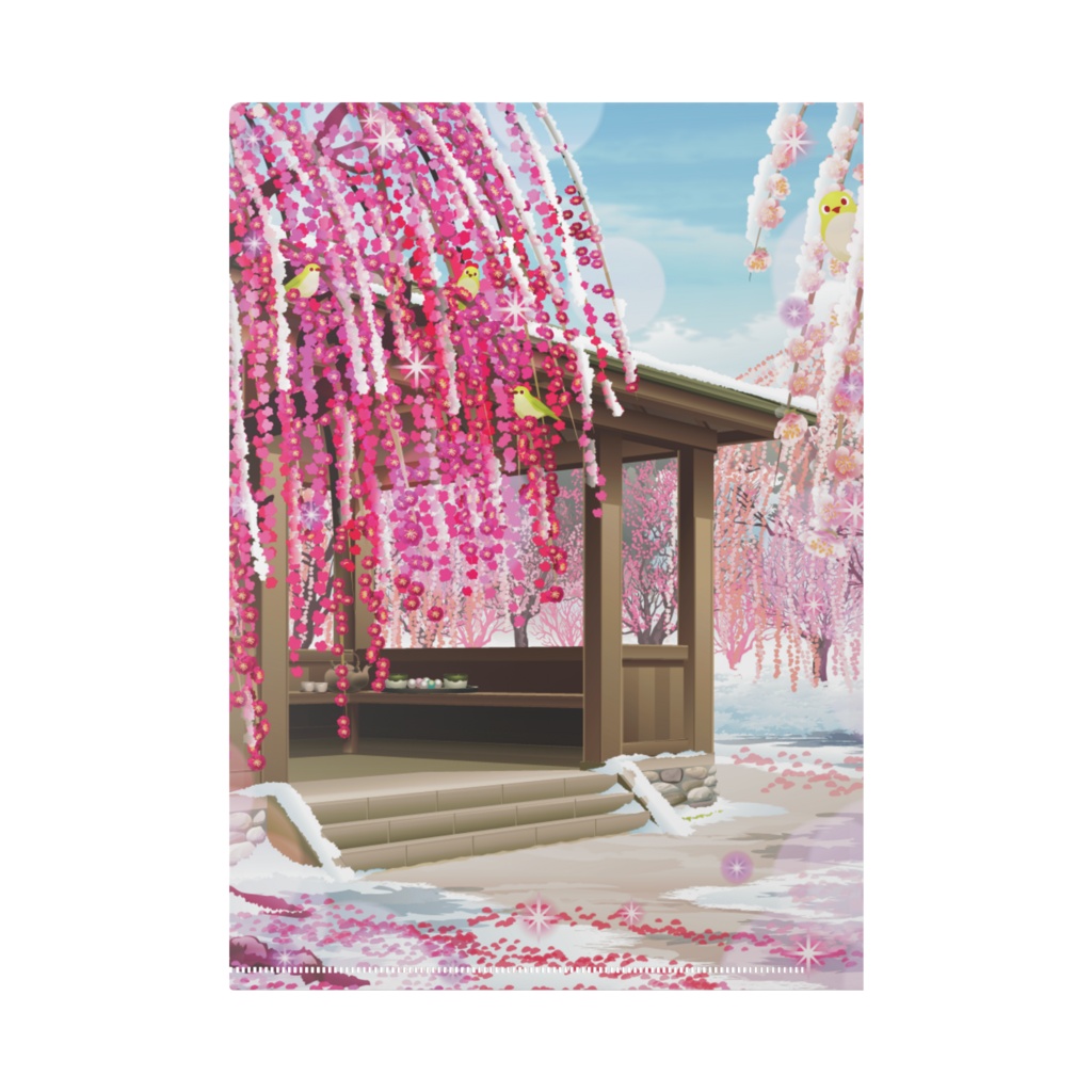 【華白 シフォン】3月生誕祭記念日-クリアファイル-G0828