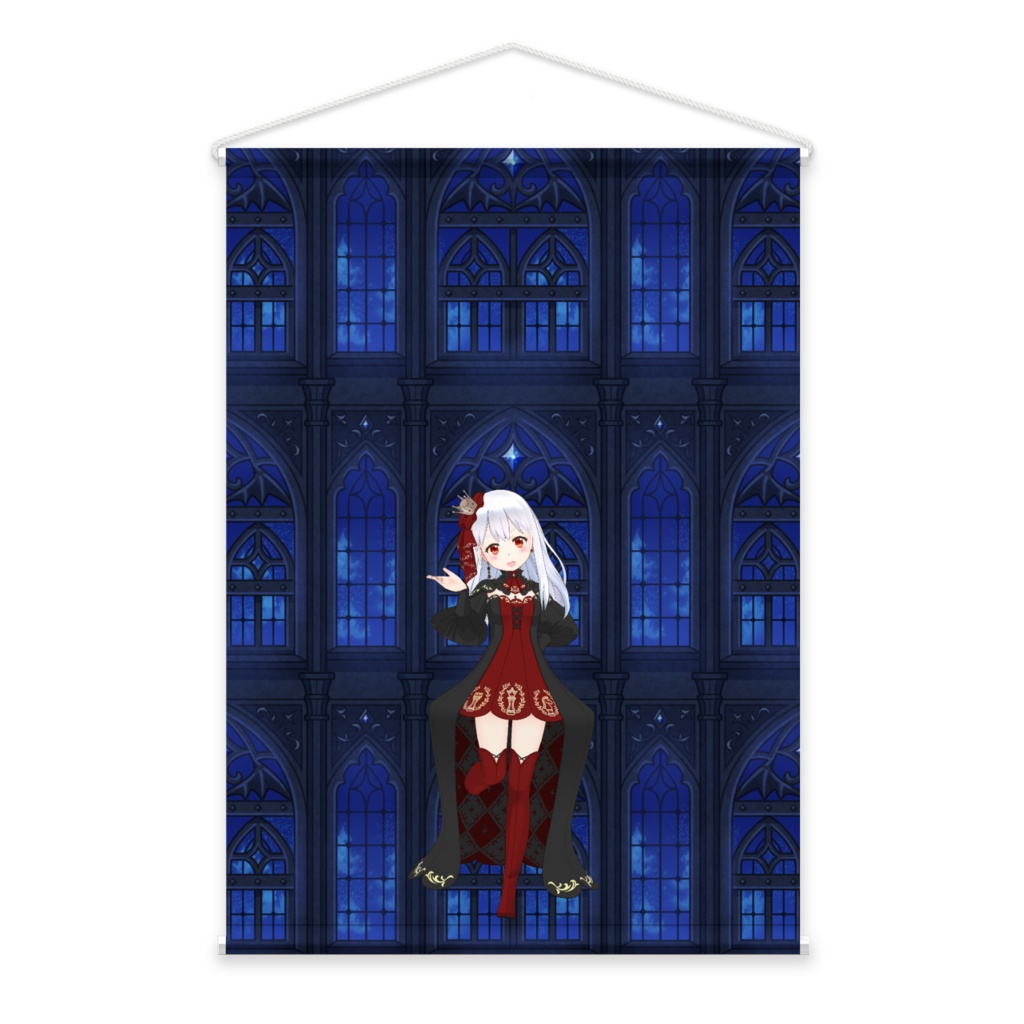 【北見はくの】3月生誕祭記念日-タペストリー-G0798