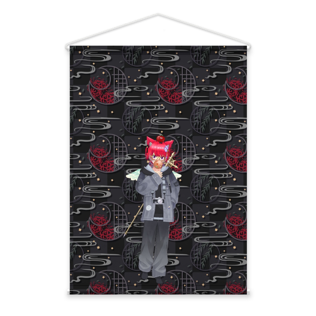 【蒼葉トマト】3月生誕祭記念日-タペストリー-G0763