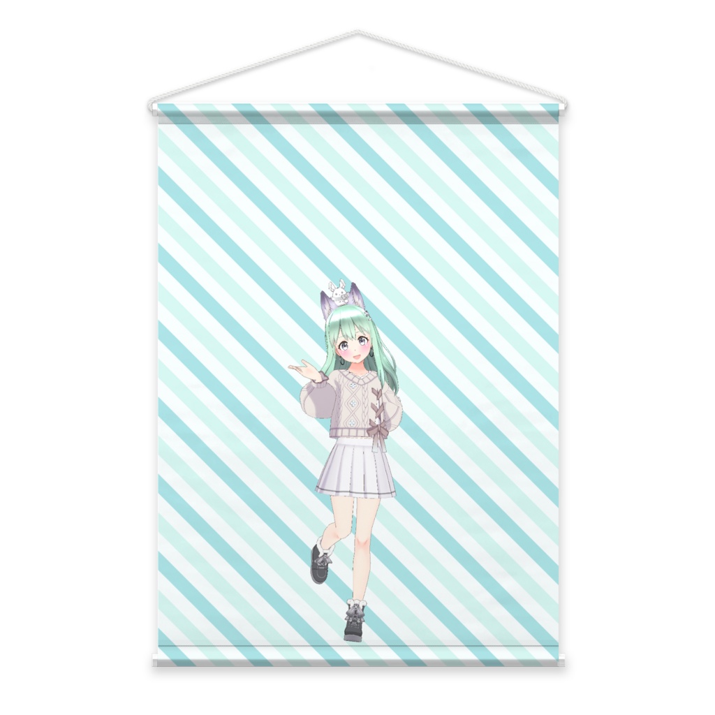 【白狼めろん】3月生誕祭記念日-タペストリー-G0761