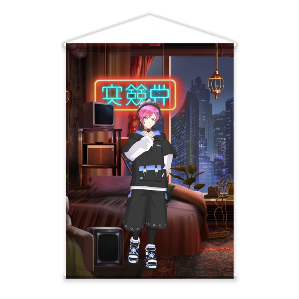 【雨宮ろうや】3月生誕祭記念日-タペストリー-G0748