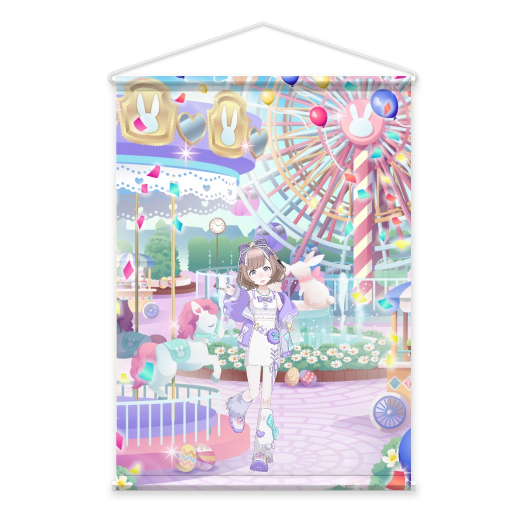 【丼】3月生誕祭記念日-タペストリー-G0746