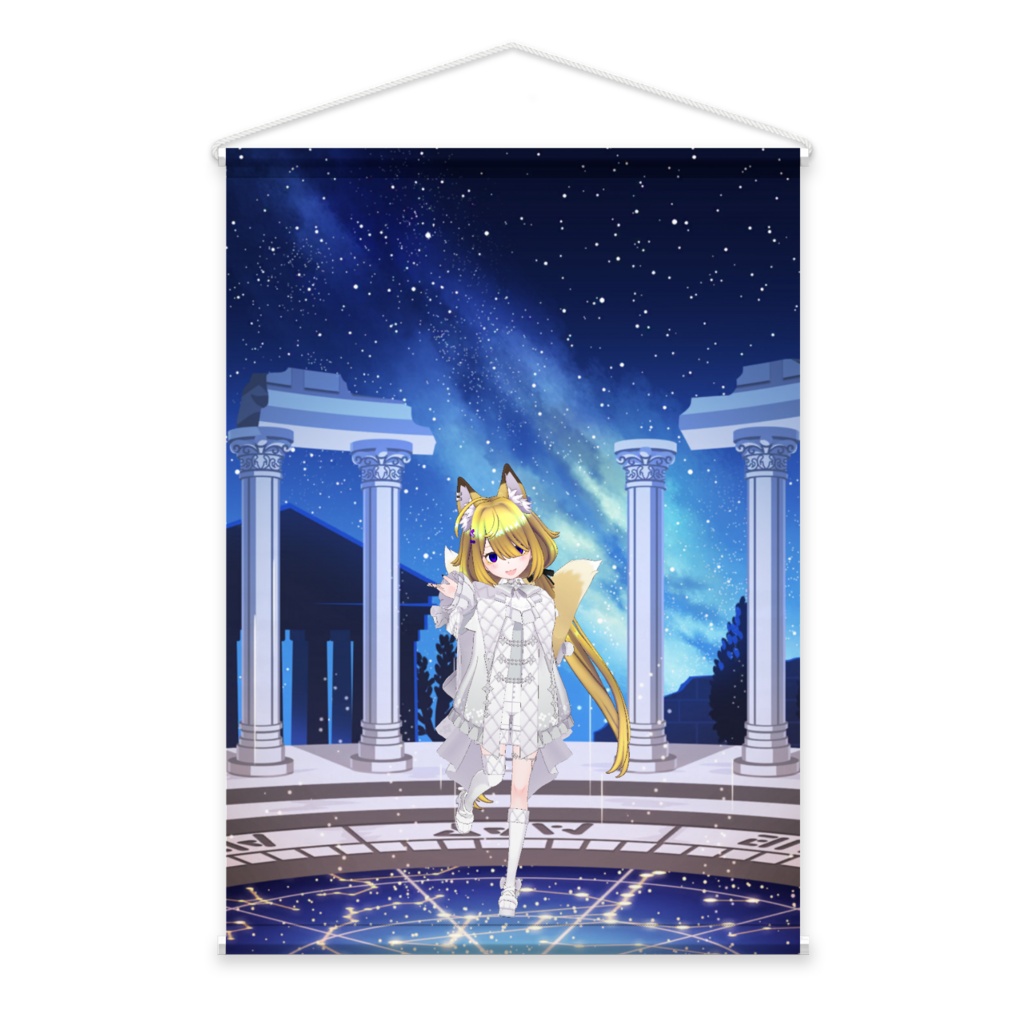 【狐餅】3月生誕祭記念日-タペストリー-G0743