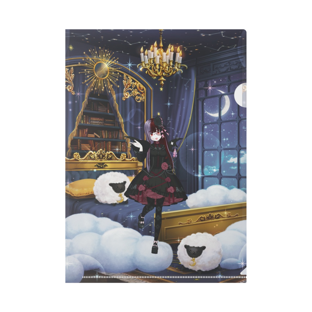 【月神羽音】3月生誕祭記念日-クリアファイル-G0741