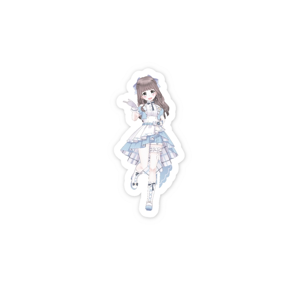 【如月さあや】3月生誕祭記念日-スマホステッカー-G0733