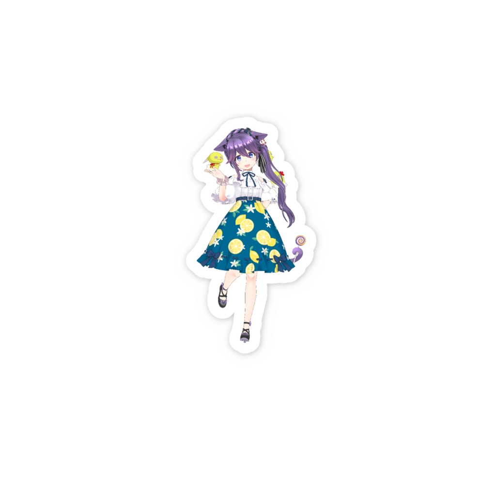 【レモン】3月生誕祭記念日-スマホステッカー-G0724