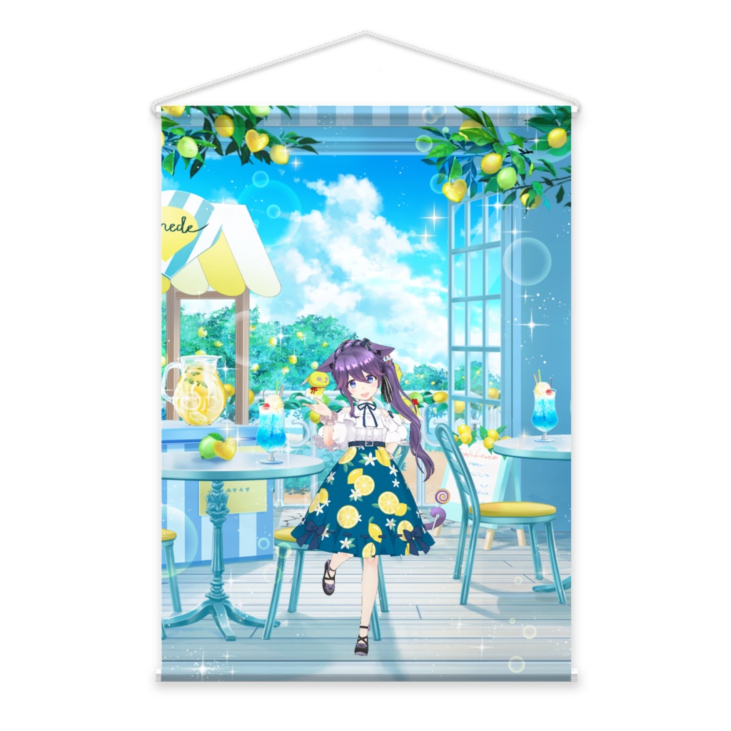 【レモン】3月生誕祭記念日-タペストリー-G0724