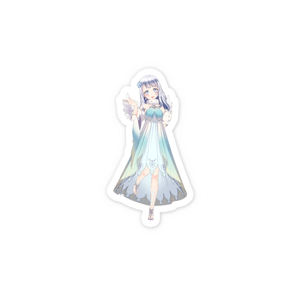 【淡雪 ユウ】3月生誕祭記念日-スマホステッカー-G0720