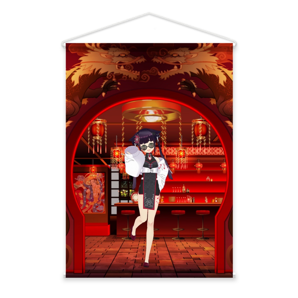 【月子】3月生誕祭記念日-タペストリー-G0694