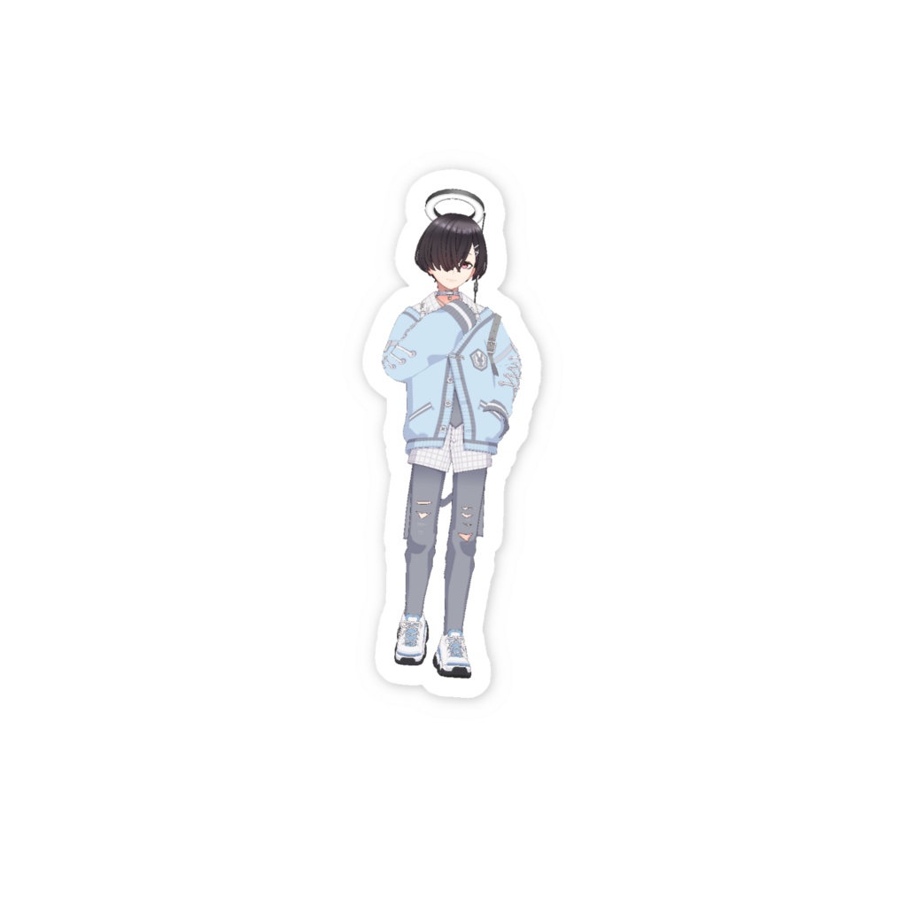 【仮初めろ】3月生誕祭記念日-スマホステッカー-G0689