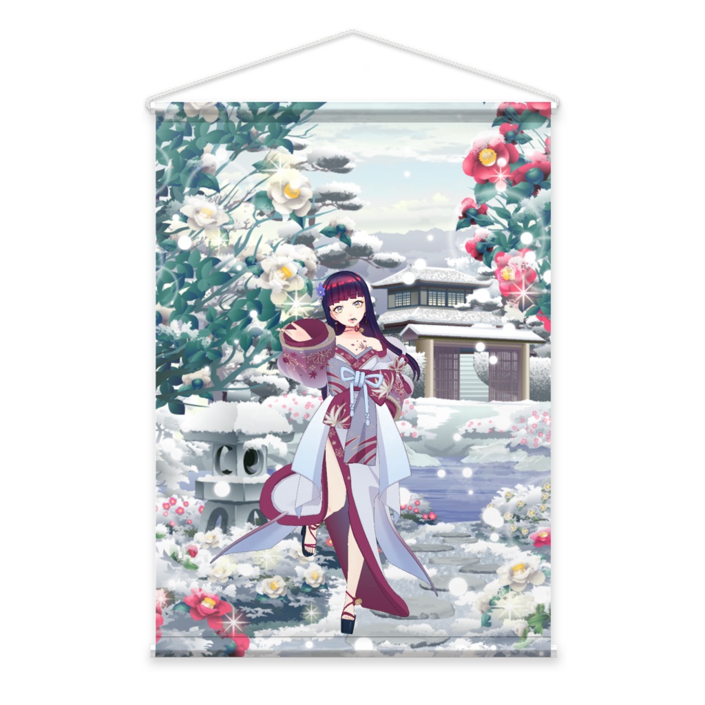 【言ノ葉マキ】3月生誕祭記念日-タペストリー-G0685