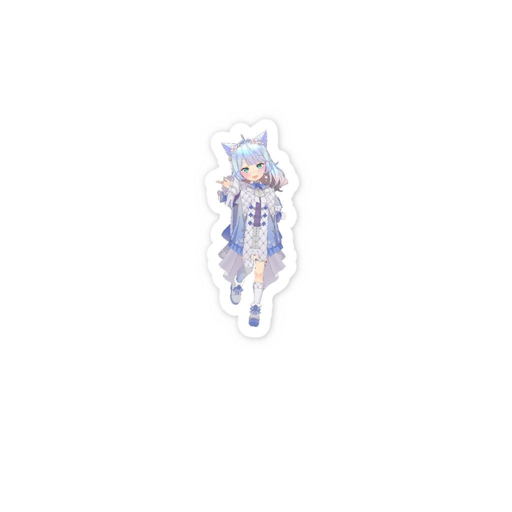 【月影.蒼空】3月生誕祭記念日-スマホステッカー-G0684
