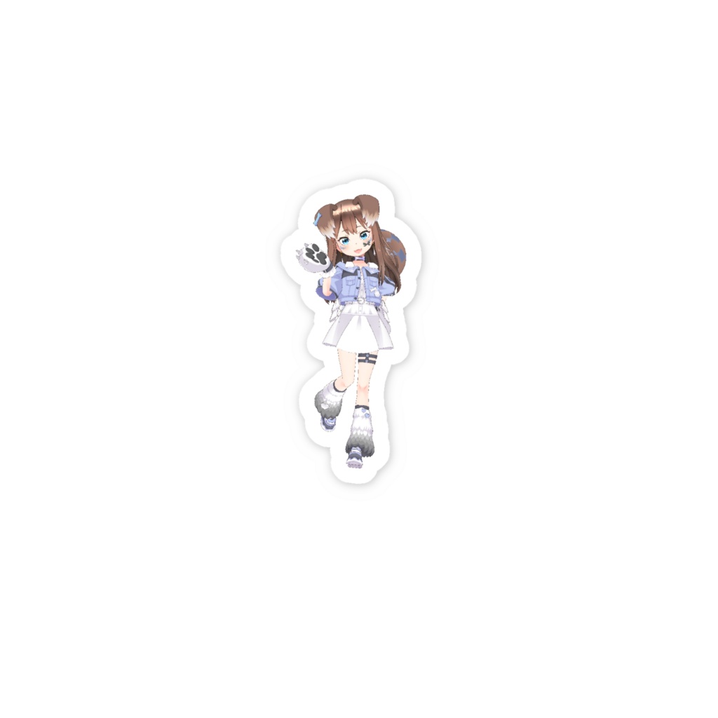 【巫月るな】3月生誕祭記念日-スマホステッカー-G0680