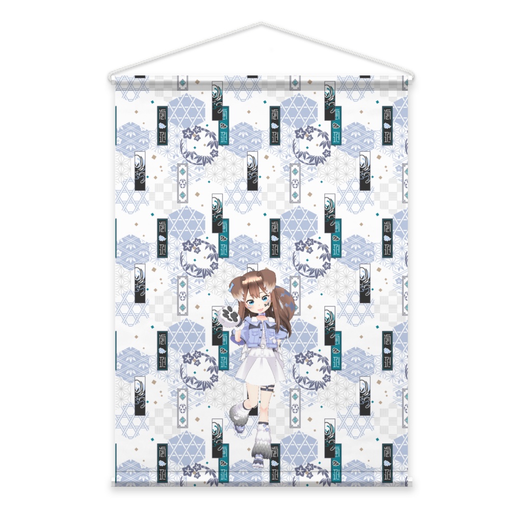 【巫月るな】3月生誕祭記念日-タペストリー-G0680