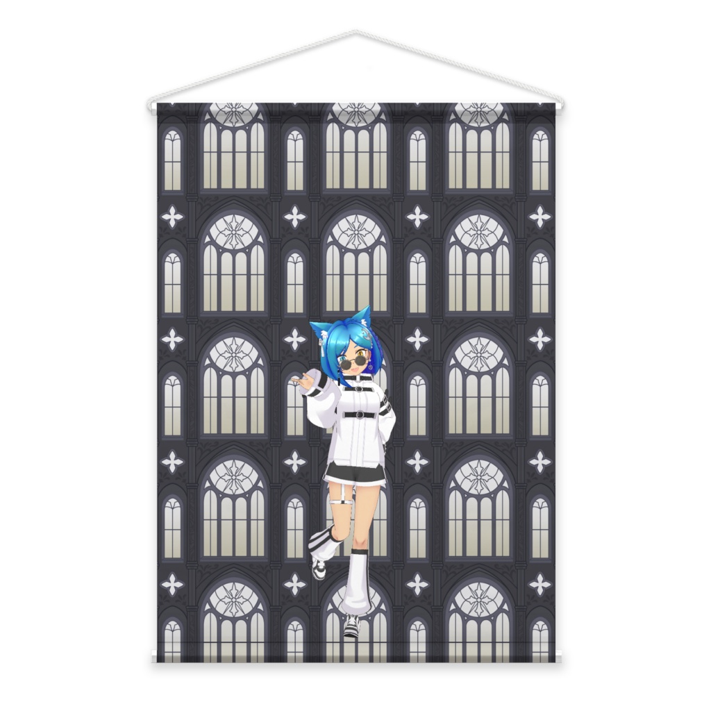 【軀（ムクロ）】3月生誕祭記念日-タペストリー-G0677