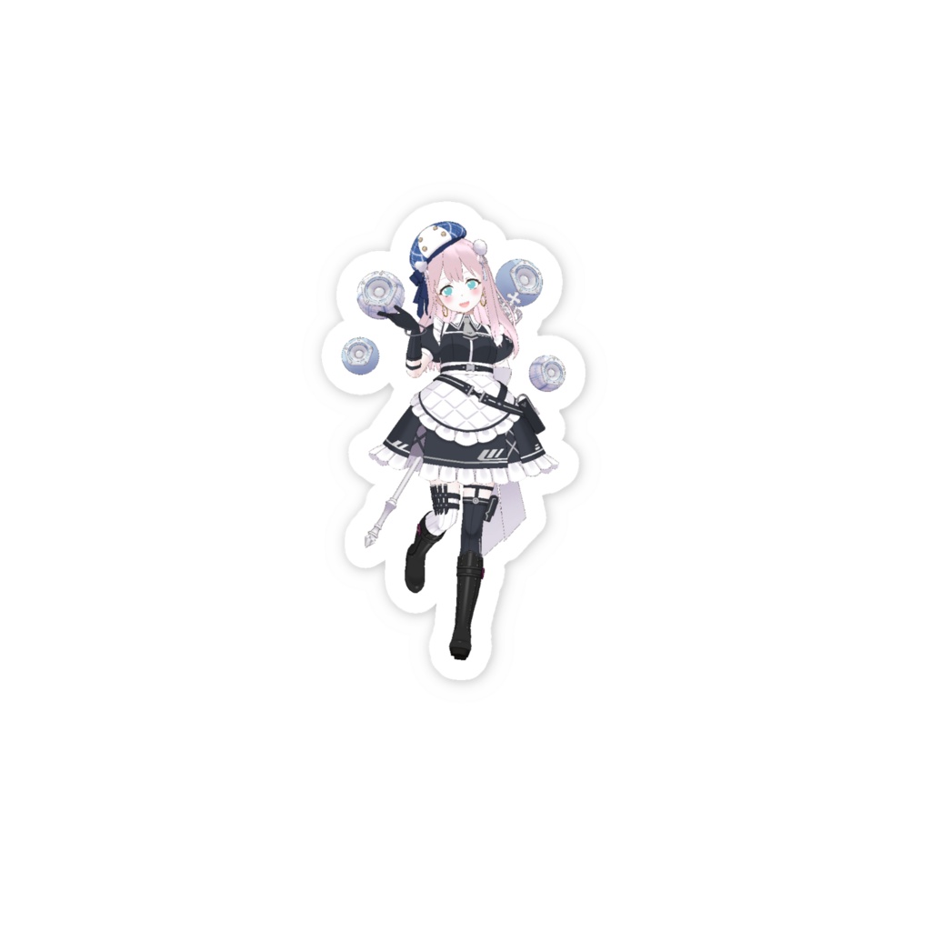 【たき中尉】3月生誕祭記念日-スマホステッカー-G0674