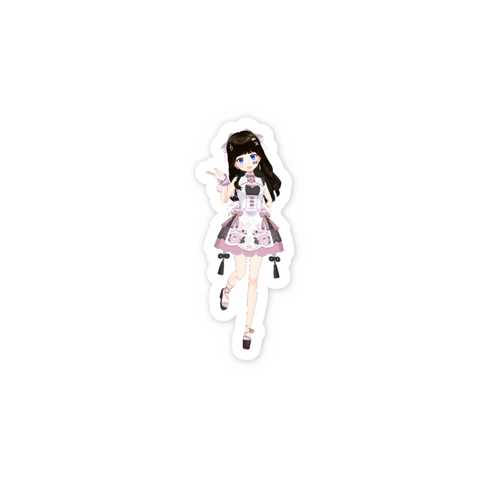 【桜川風花】3月生誕祭記念日-スマホステッカー-G0672