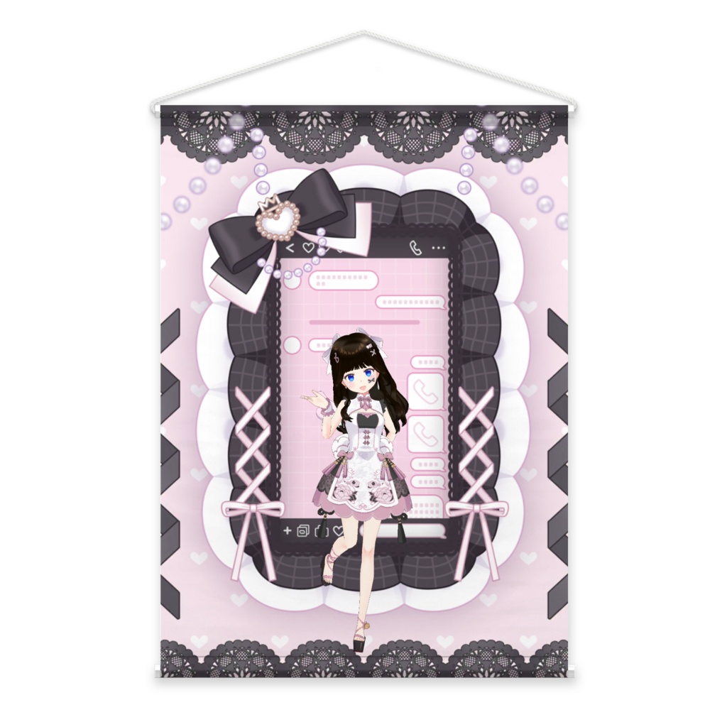 【桜川風花】3月生誕祭記念日-タペストリー-G0672